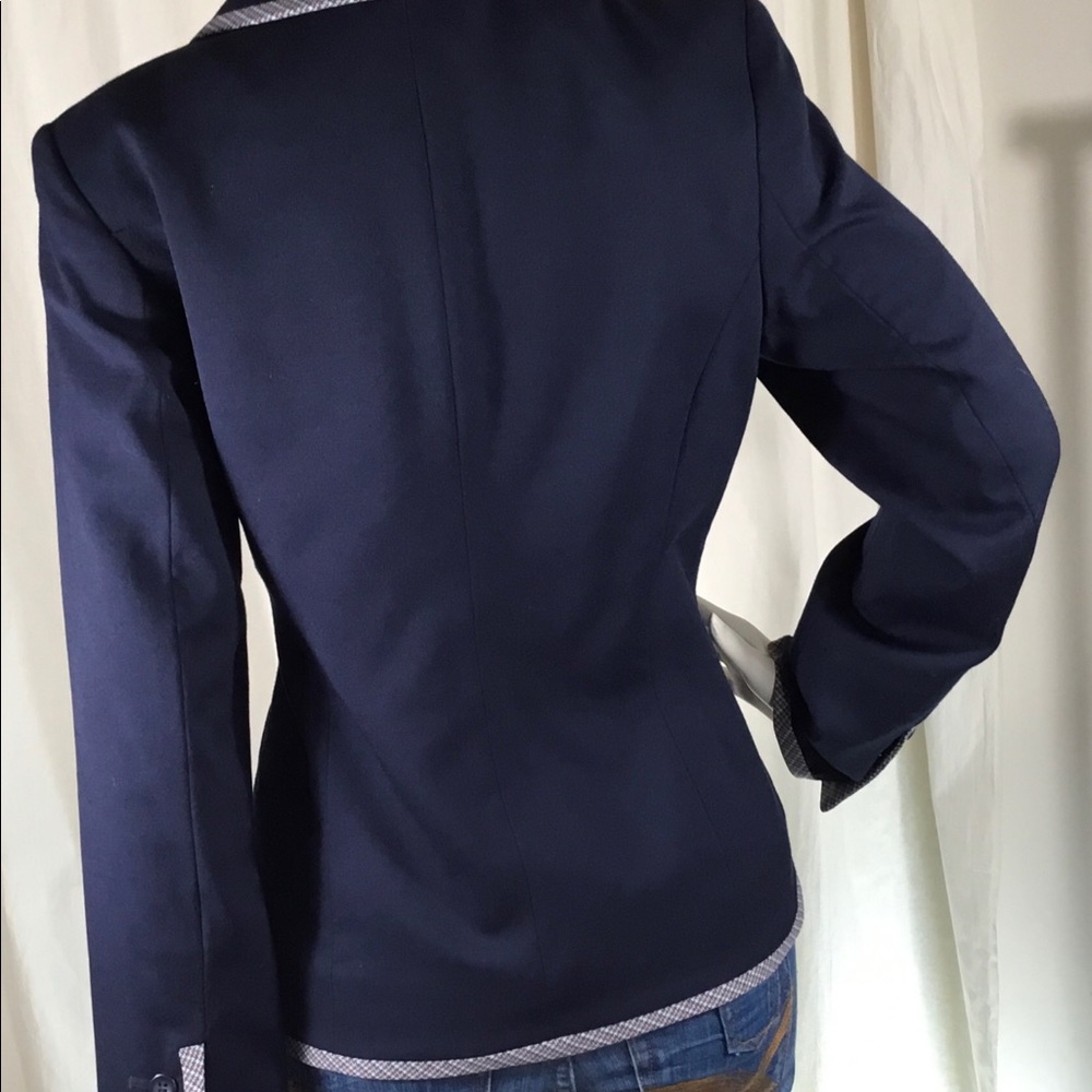 Pendleton Navy Wool Blazer 10 - image 3